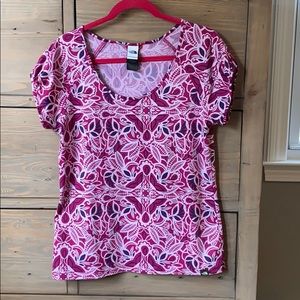 EUC The North Face short sleeve top sz large